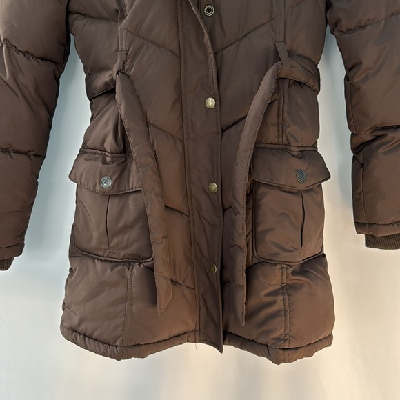 ❤️3/$30 Old Navy Dark Brown Coat - Picture 3 of 11